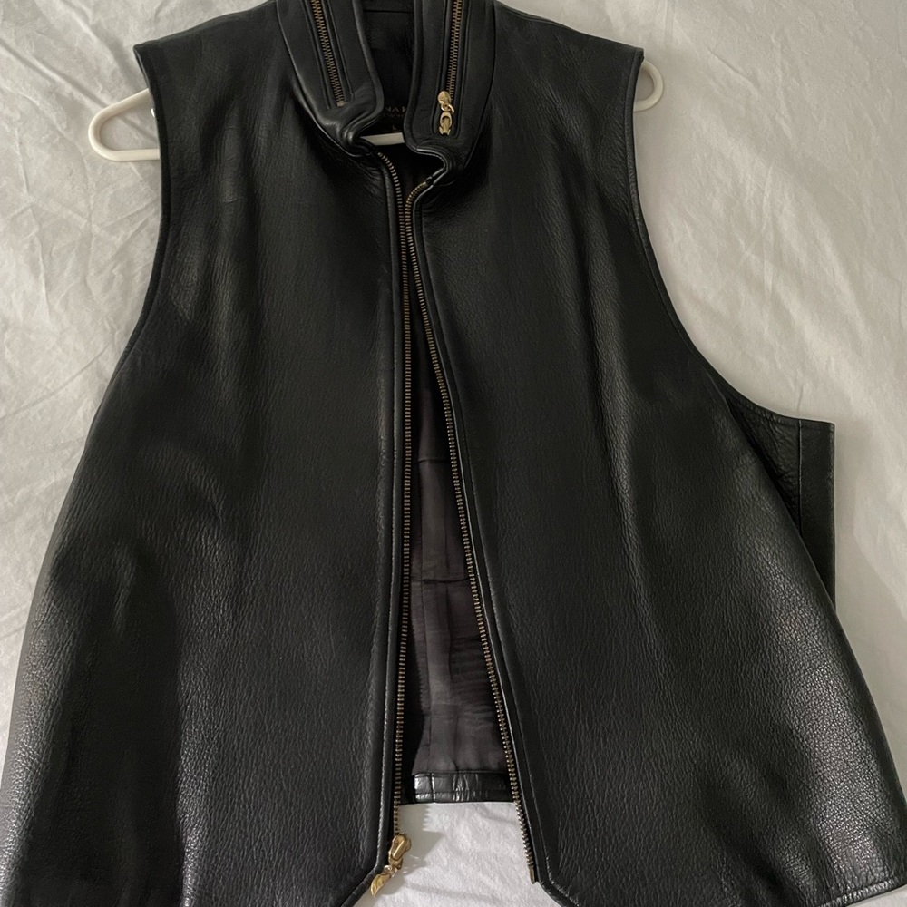 Donna Karan NY Leather Jacket